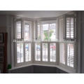 Hermoso obturador de la ventana Home Shutter Louver Persianas de madera